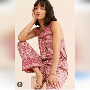 FAHERTY Adella Jumpsuit Floral Cotton Small